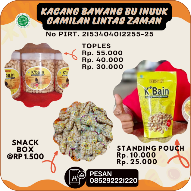 Kacang Bawang Bu Inuuk - Toples